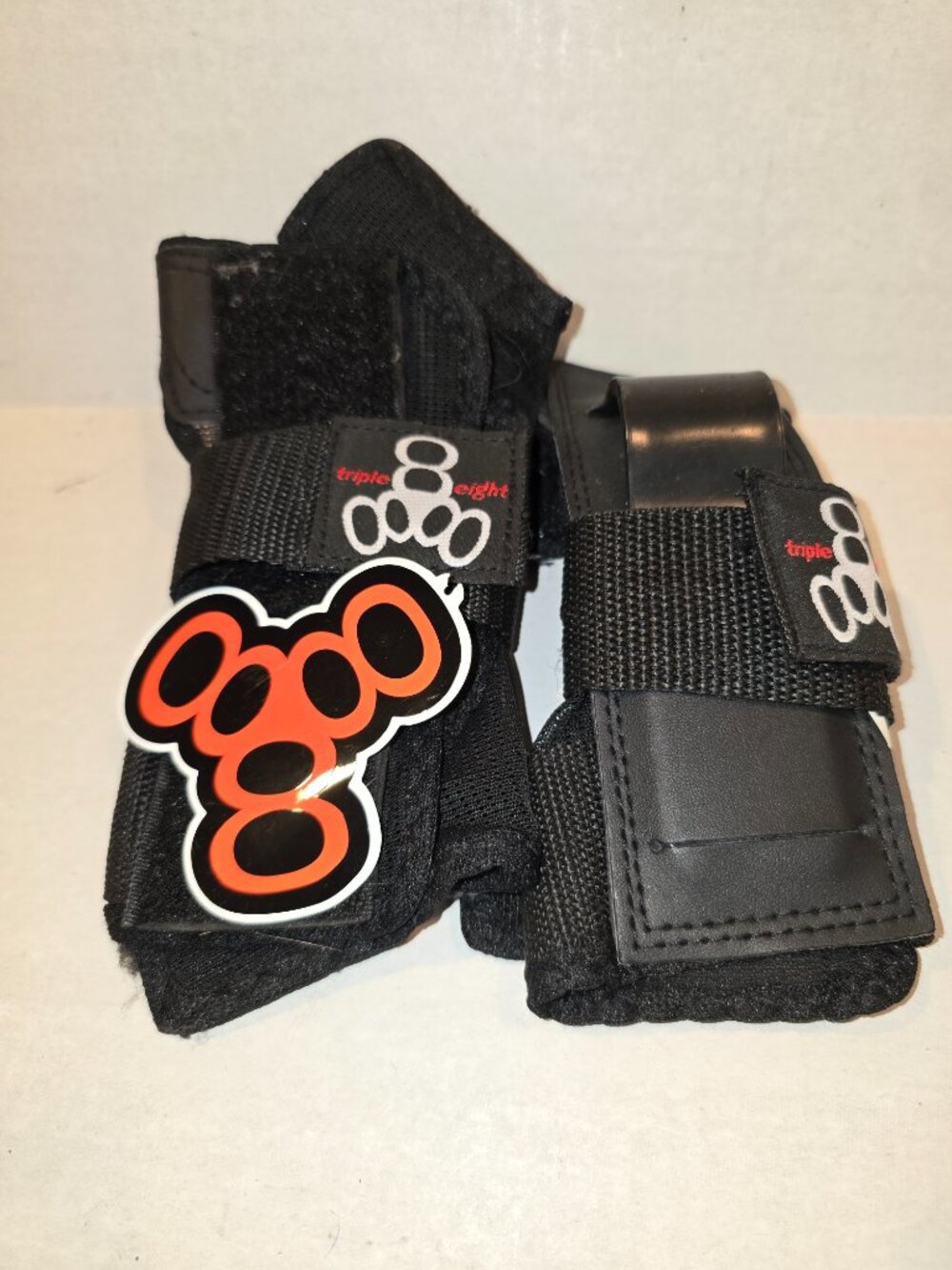 Wrist Guard Triple 8 Slide-on Design Black Die-cut Sticker Size Medium New